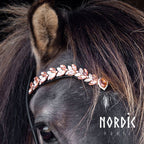 Höfuðleður - Leaves - Rosegold