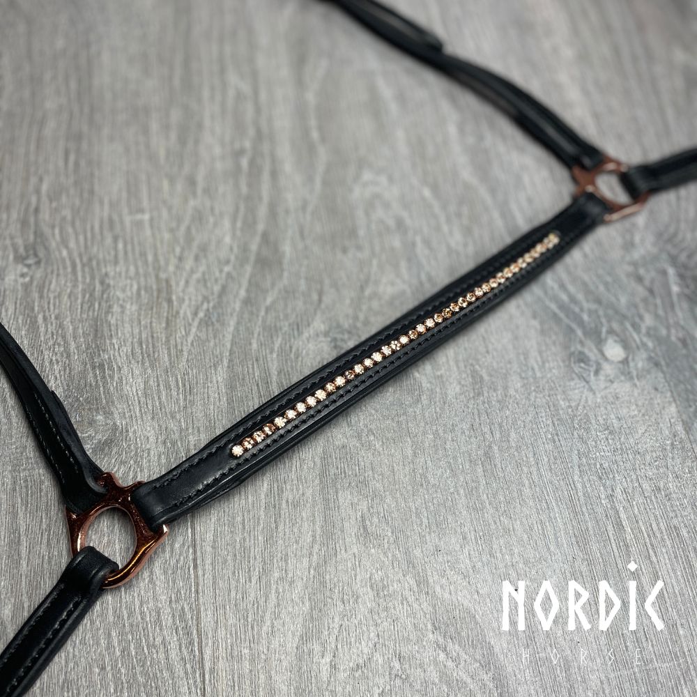 Reiðmúll með smásteinum - Rosegold