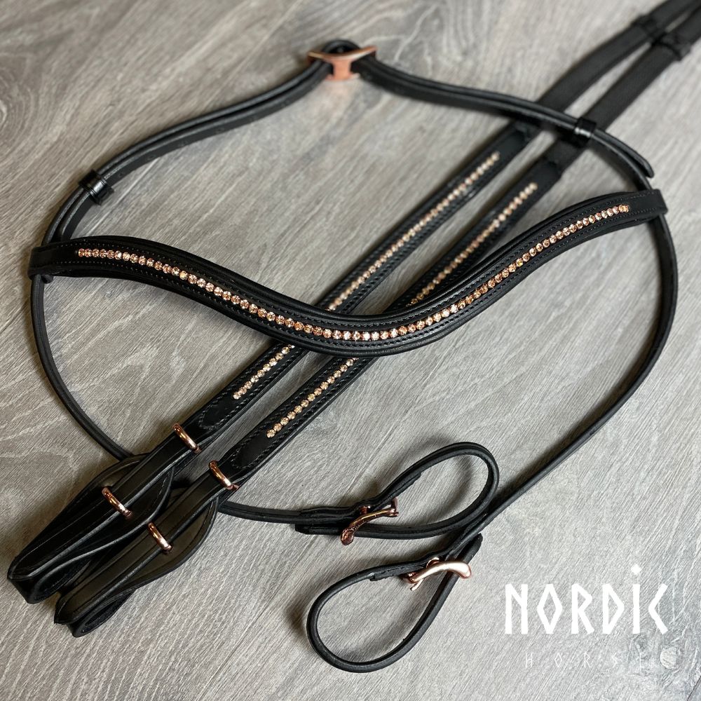 Taumur - Rosegold "supergrip" með smásteinum