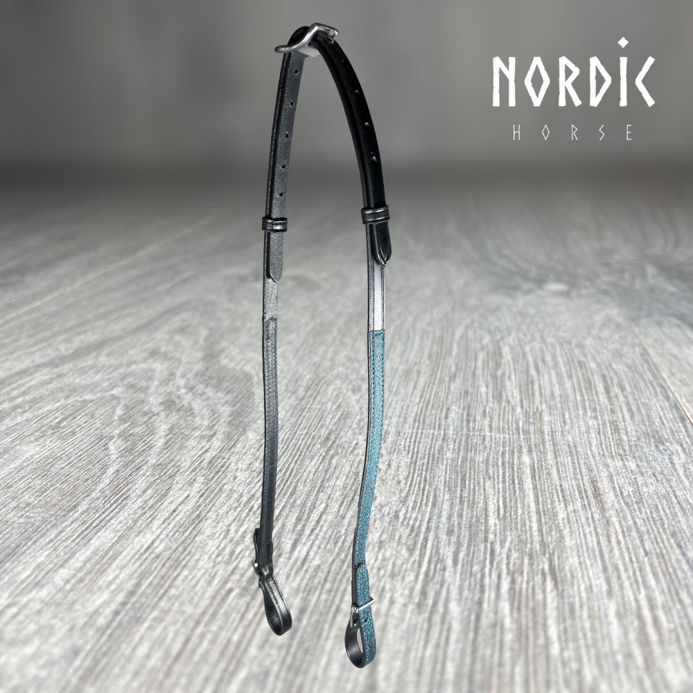 Höfuðleður - Glitur - Blátt