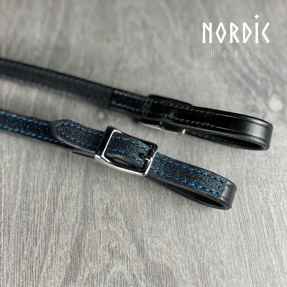 Höfuðleður - Glitur - Blátt