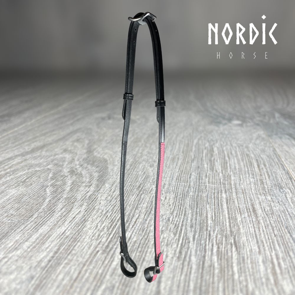 Höfuðleður - Glitur - Ljósbleikt