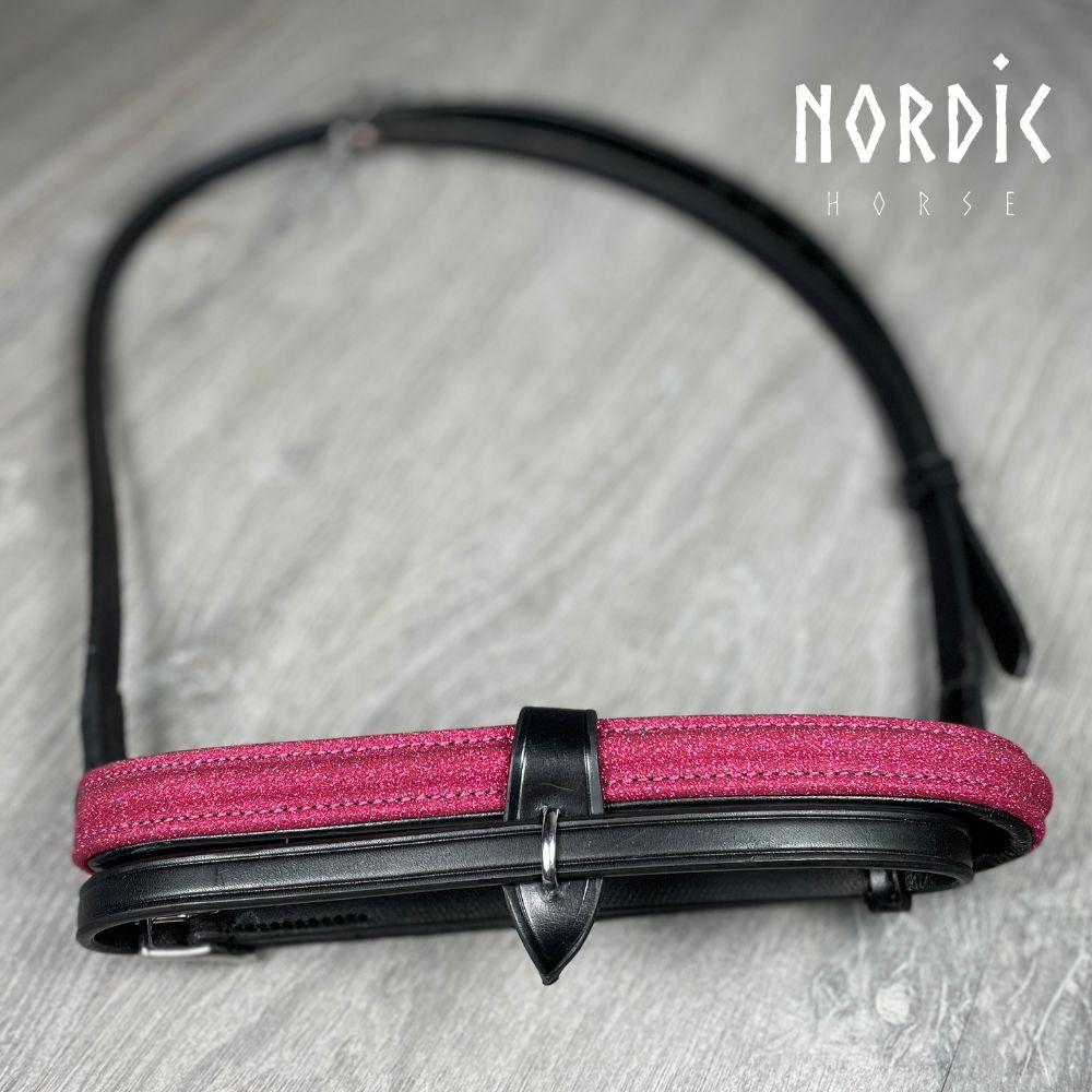 Enskur reiðmúll - Glitur - Dökkbleikur