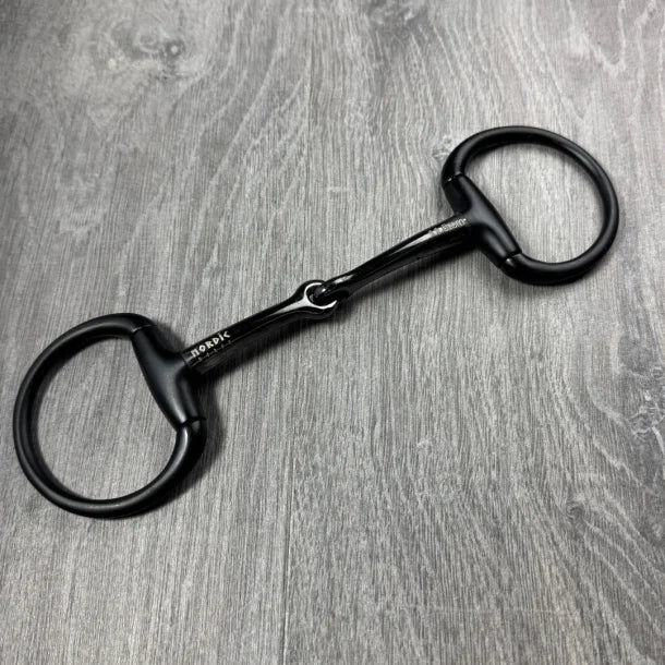 Mél með föstum hringjum - Svört